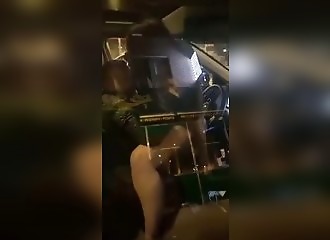 Couple caught doing this in the car!