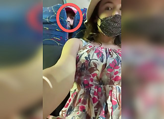 She masturbates in a bus, and is surprised by another passenger!