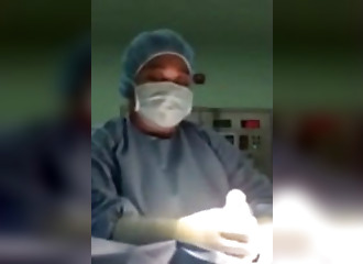 A doctor jerks off his patient!